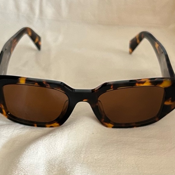 Prada Sunglasses SPR17w-f Honey Tortoise Shell, Asian Fit - Picture 2 of 12